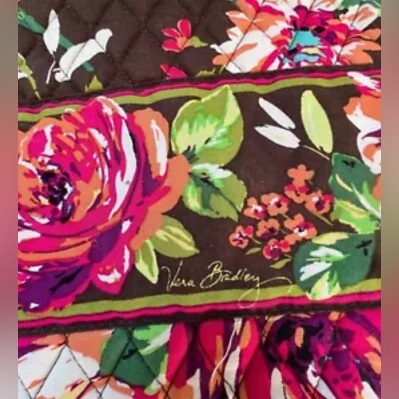 VERA BRADLEY……….Floral Quilted Cross Body Messenger Bag.  Preloved - Picture 4 of 11